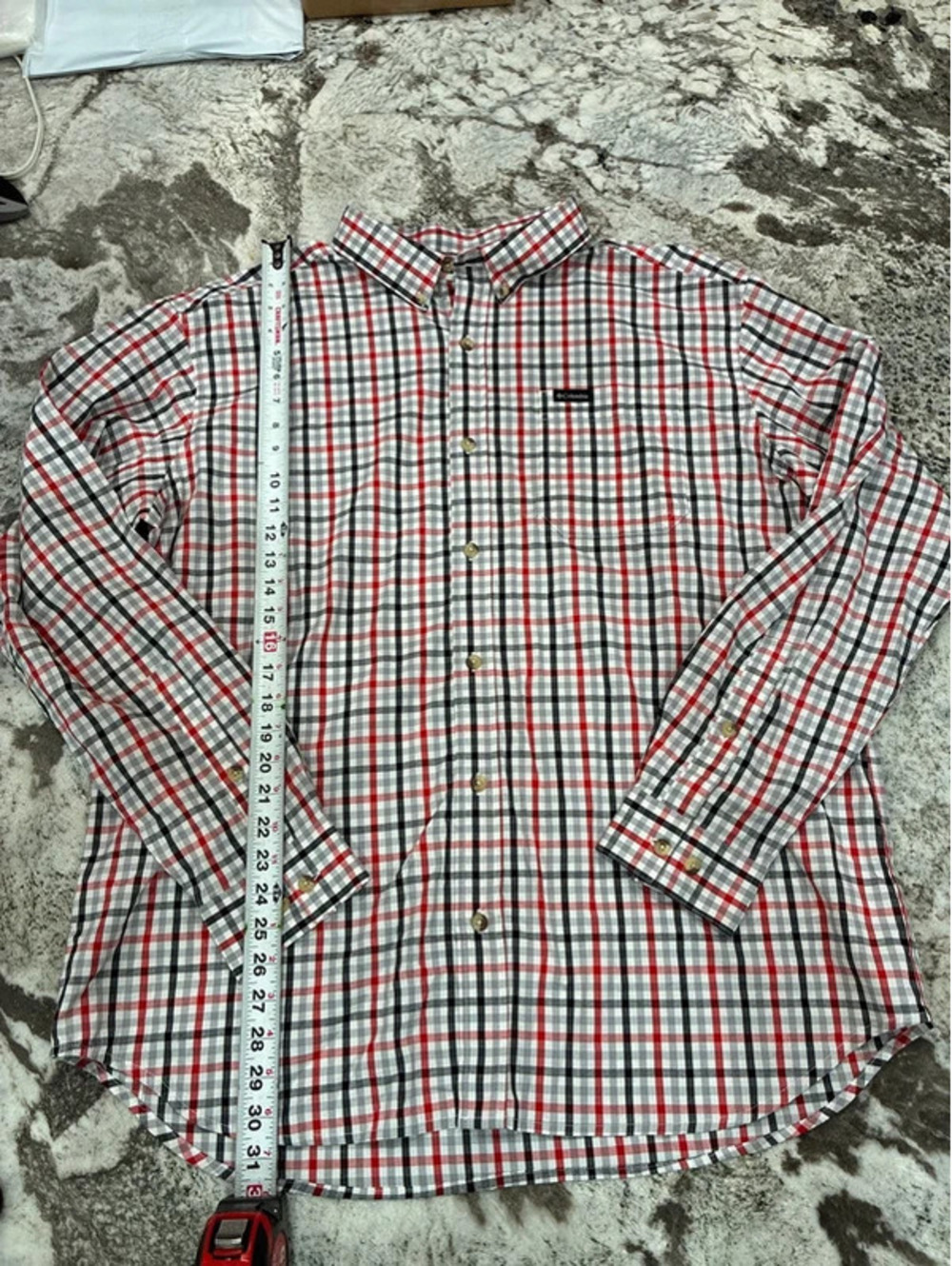 Columbia men’s long button up shirt size extra large